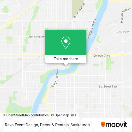 Rsvp Event Design, Decor & Rentals map
