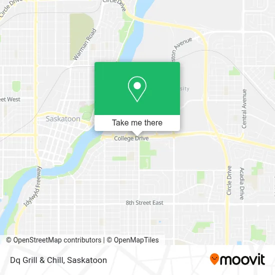 Dq Grill & Chill map