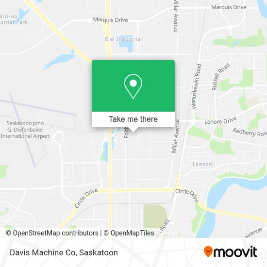 Davis Machine Co map