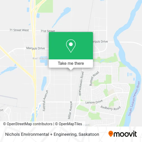 Nichols Environmental + Engineering map