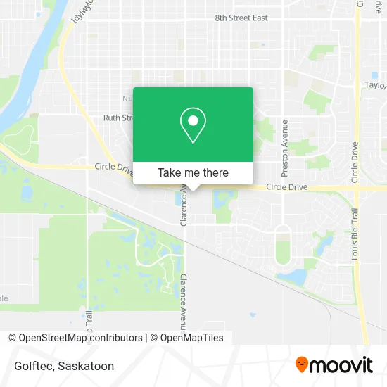 Golftec map