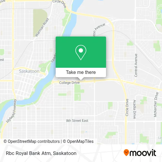Rbc Royal Bank Atm map