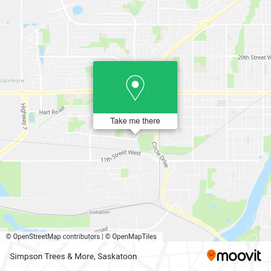 Simpson Trees & More map