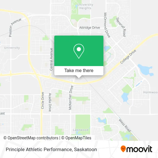 Principle Athletic Performance map