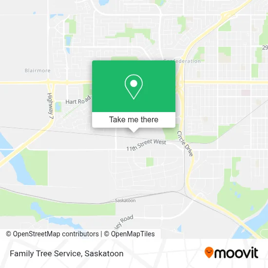 Family Tree Service map