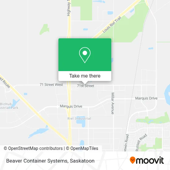 Beaver Container Systems map
