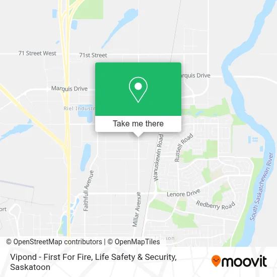 Vipond - First For Fire, Life Safety & Security map