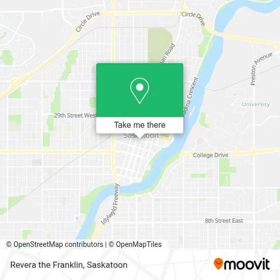 Revera the Franklin map