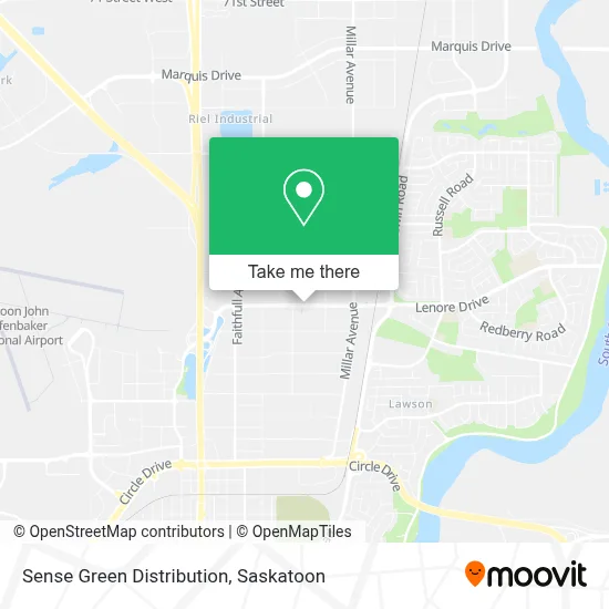 Sense Green Distribution map
