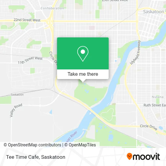 Tee Time Cafe map