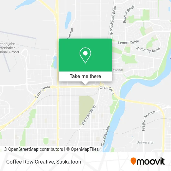Coffee Row Creative map