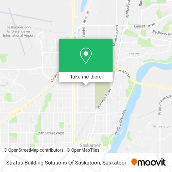 Stratus Building Solutions Of Saskatoon map