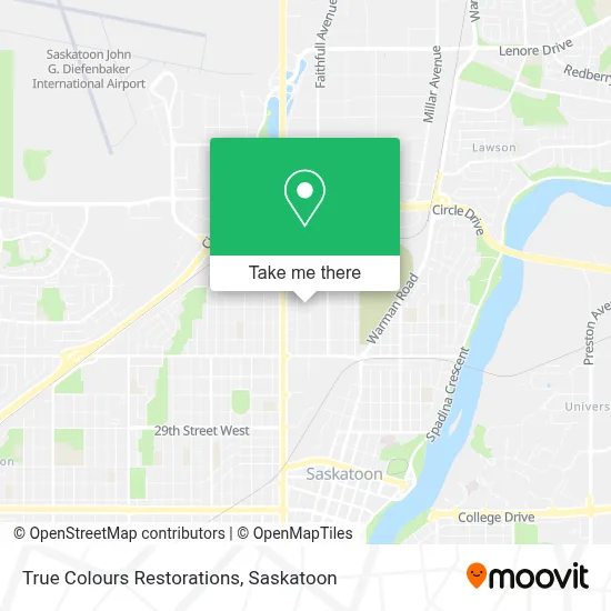True Colours Restorations map