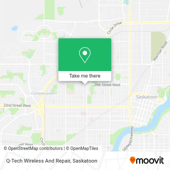 Q-Tech Wireless And Repair map