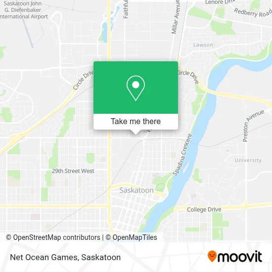 Net Ocean Games map