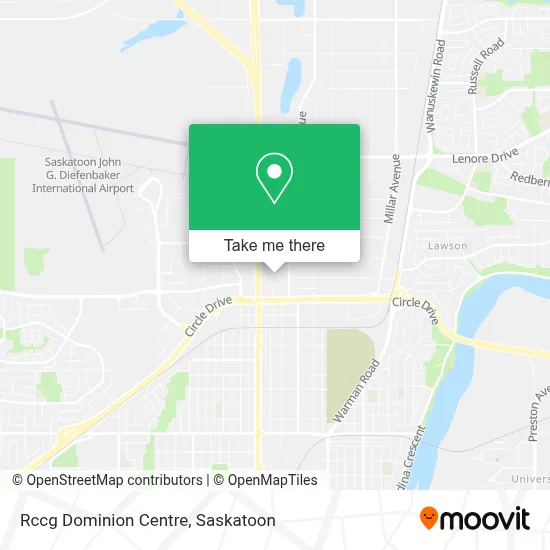 Rccg Dominion Centre map