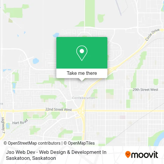 Jso Web Dev - Web Design & Development In Saskatoon map