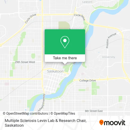 Multiple Sclerosis Levin Lab & Research Chair map