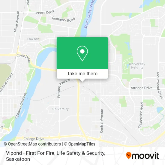 Vipond - First For Fire, Life Safety & Security map