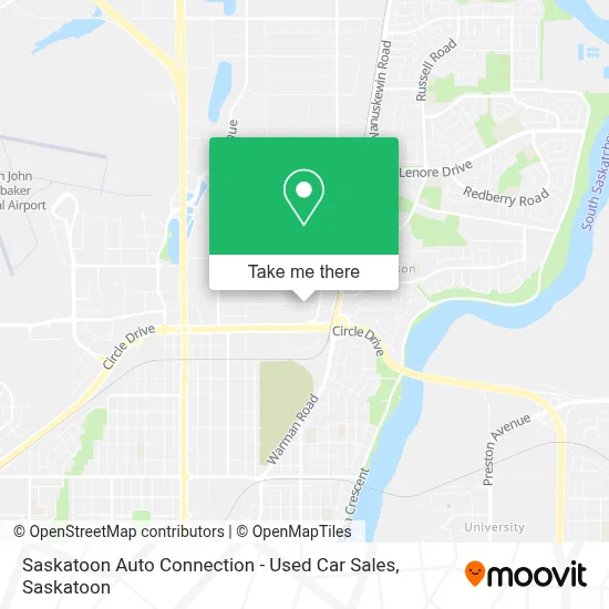 Saskatoon Auto Connection - Used Car Sales map