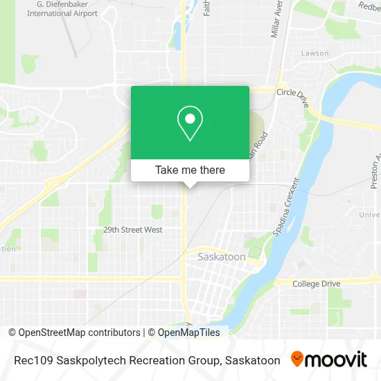Rec109 Saskpolytech Recreation Group map