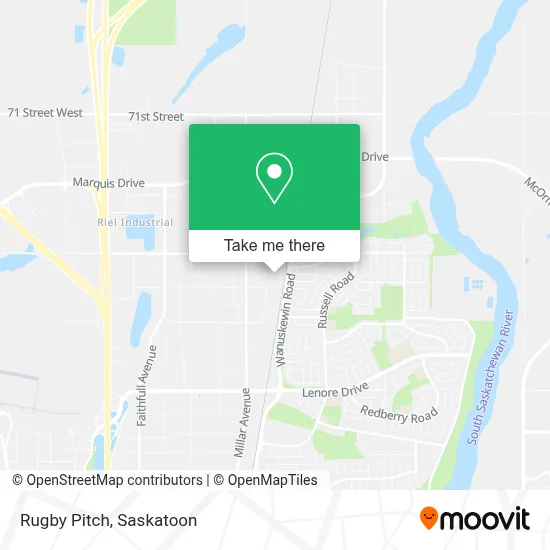 Rugby Pitch map