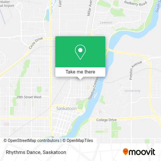 Rhythms Dance map