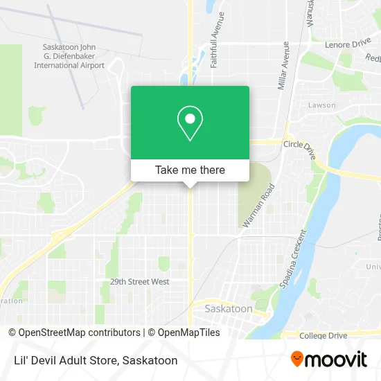 Lil' Devil Adult Store map