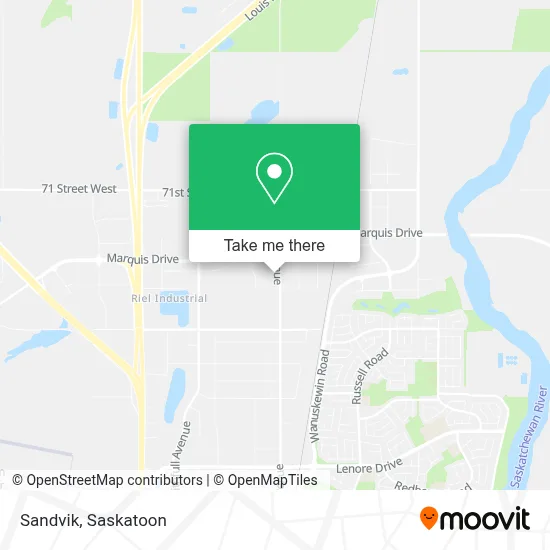 Sandvik map