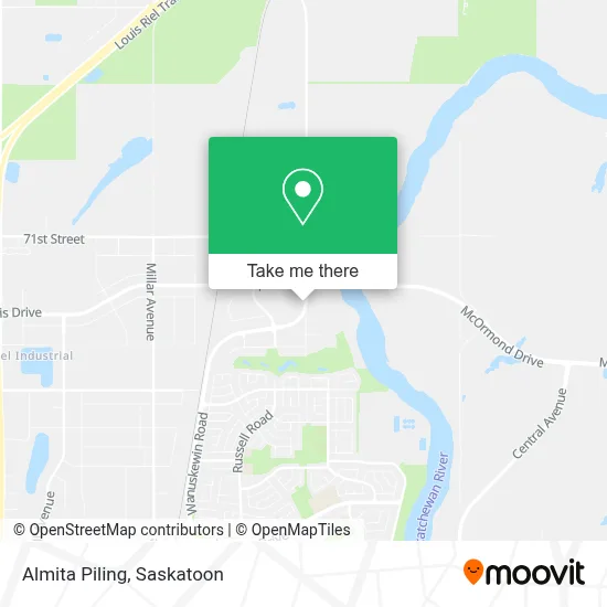 Almita Piling map