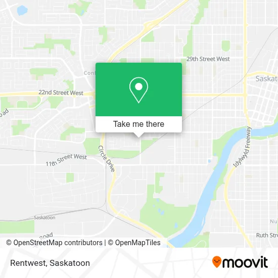 Rentwest map