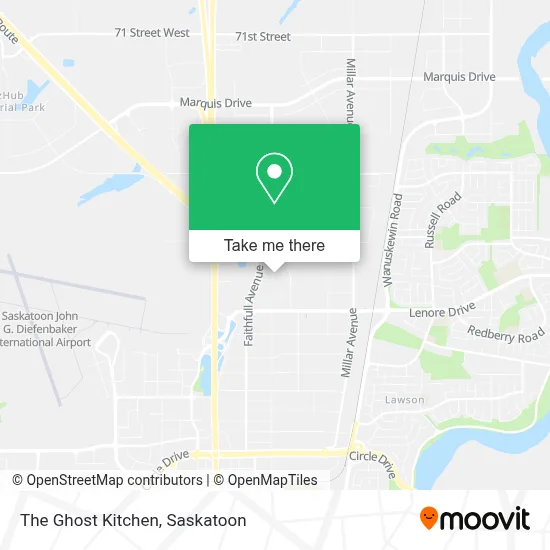The Ghost Kitchen map