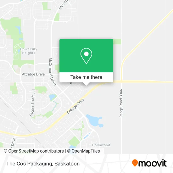 The Cos Packaging map