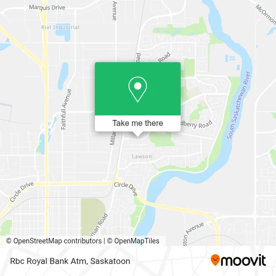 Rbc Royal Bank Atm map