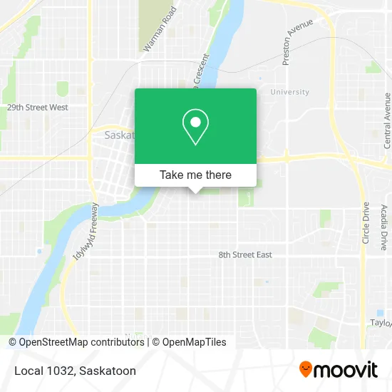 Local 1032 map