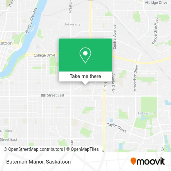 Bateman Manor map