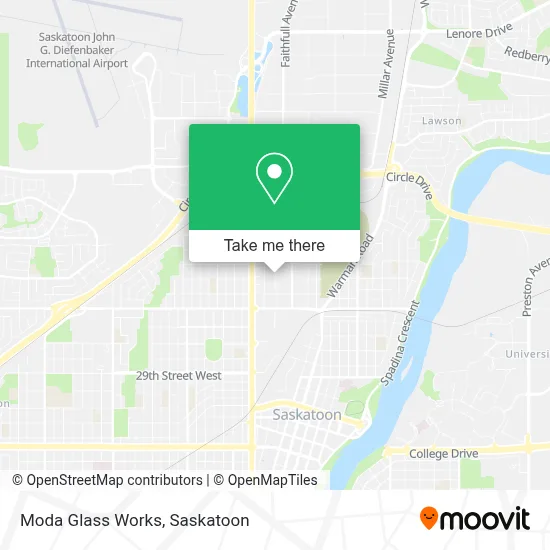 Moda Glass Works map