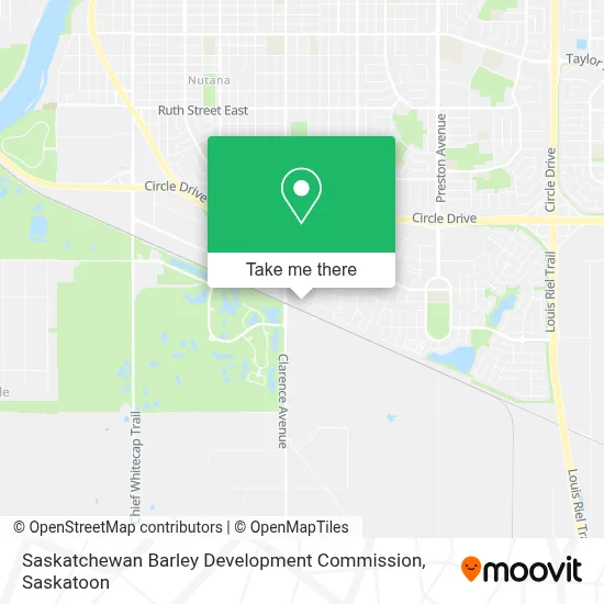 Saskatchewan Barley Development Commission map
