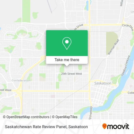Saskatchewan Rate Review Panel map