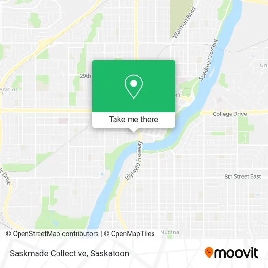 Saskmade Collective map
