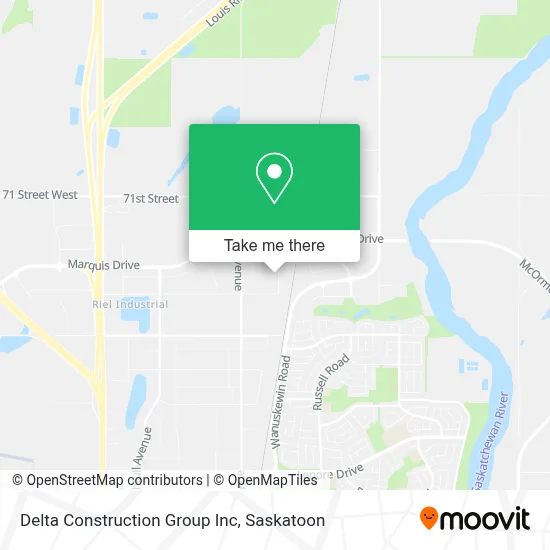 Delta Construction Group Inc map