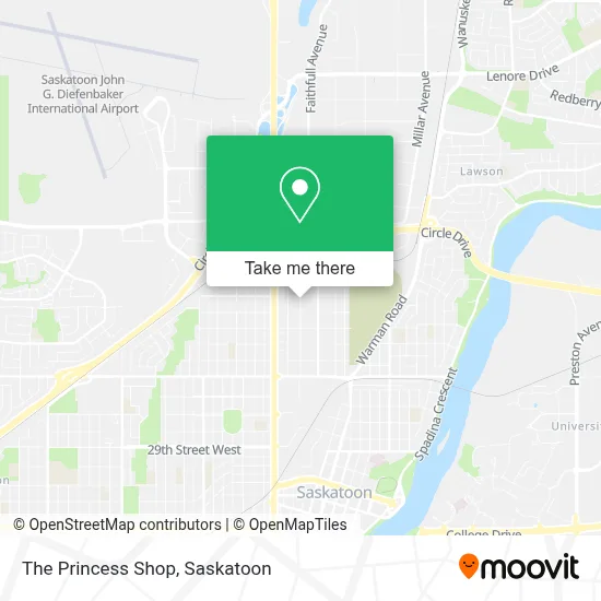 The Princess Shop map