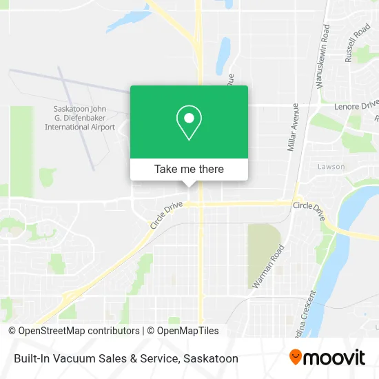 Built-In Vacuum Sales & Service map