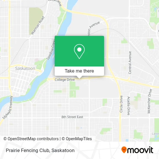 Prairie Fencing Club map
