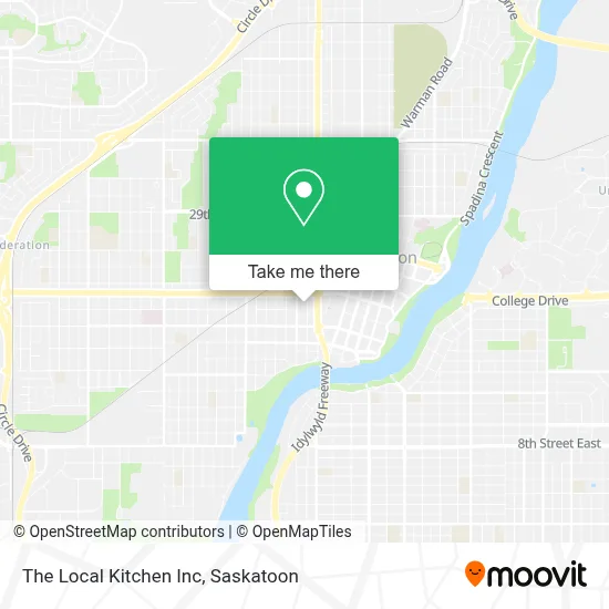 The Local Kitchen Inc map