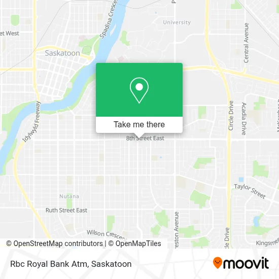 Rbc Royal Bank Atm map