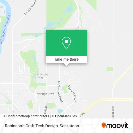 Robinson's Craft Tech Design map