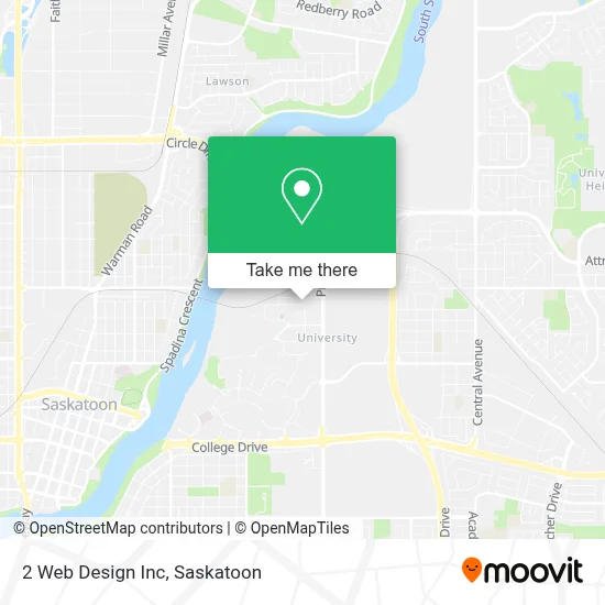 2 Web Design Inc map