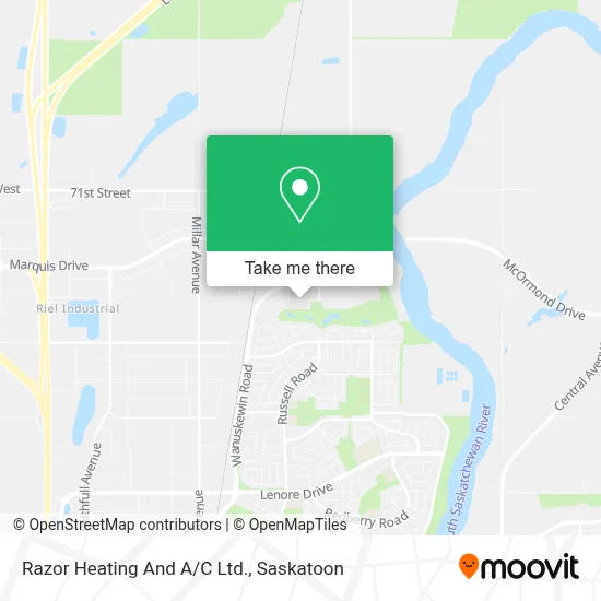 Razor Heating And A/C Ltd. map