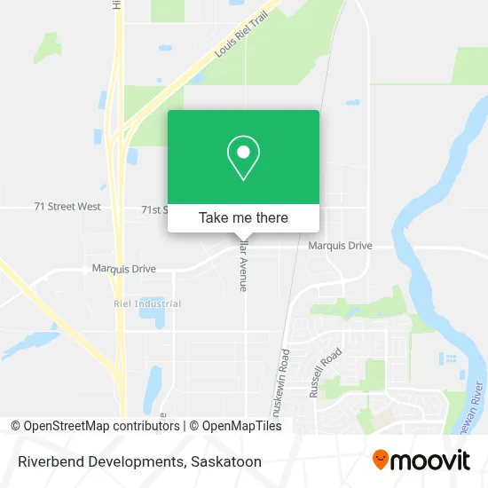 Riverbend Developments map